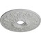 Ekena Millwork Ashley Ceiling Medallion (Fits Canopies up to 4 3/4"), Hnd-Painted Frost, 23 7/8"OD x 4"ID x 2 1/8"P CM23ASFRF - alternate 2